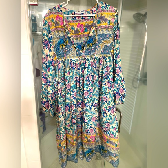 Cute printed midi dress - Picture 1 of 1